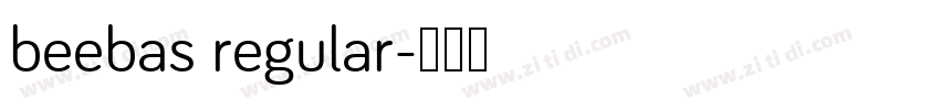 beebas regular字体转换